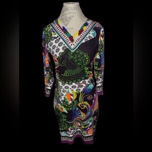 Vintage Barbara Gerwit Beaded Neckline Dress